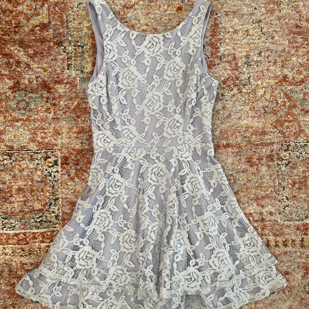 Light Blue Lace Dress